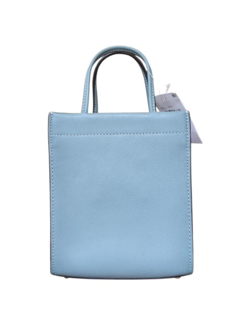 Coach Cashin Sage Green Blue Mini Crossbody Tote - Picture 4 of 14